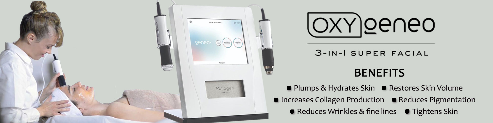 Oxygeneo 3N-1 super facial treatment at periwinkle skin clinic