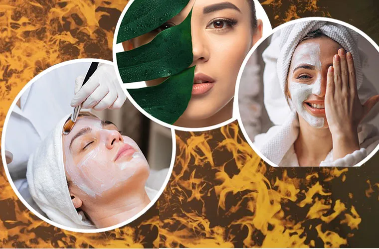 Fire and Ice rejuvenating facial masks at Periwinkle Clinic